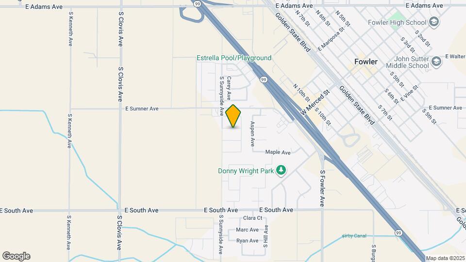 1121 Oak Ave Map and Location Details