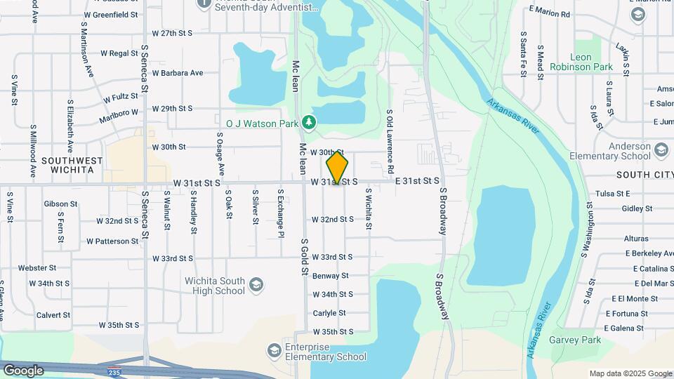 409 W 31st St S Map and Location Details