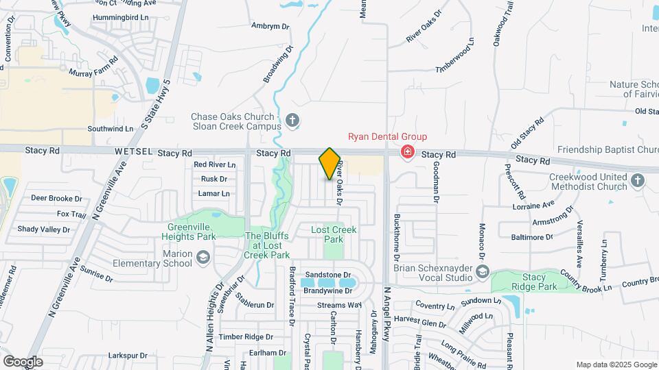 1712 Grassy Creek Dr Map and Location Details