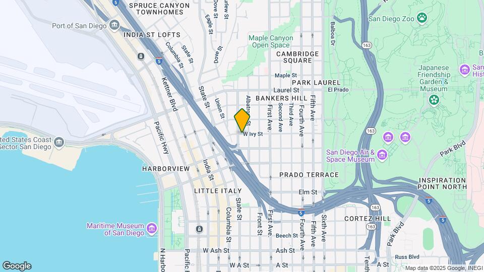 2169 Brant St, Unit 335 West Ivy st Mapa y Detalles de la Ubicación