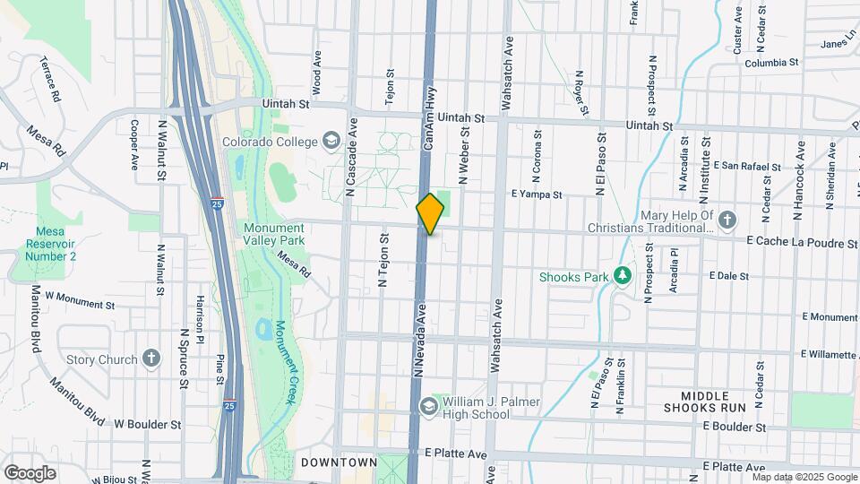 819 N Nevada Ave Mapa y Detalles de la Ubicación