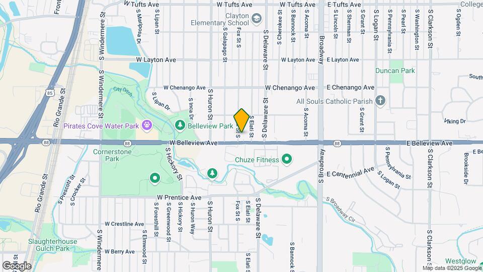 5060 S Fox St Map and Location Details