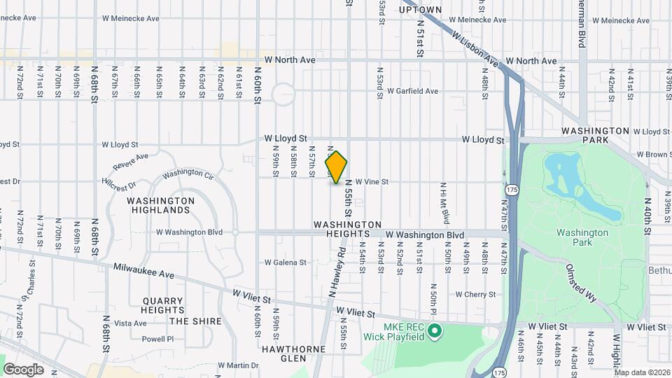 1830 N 56th St Map and Location Details