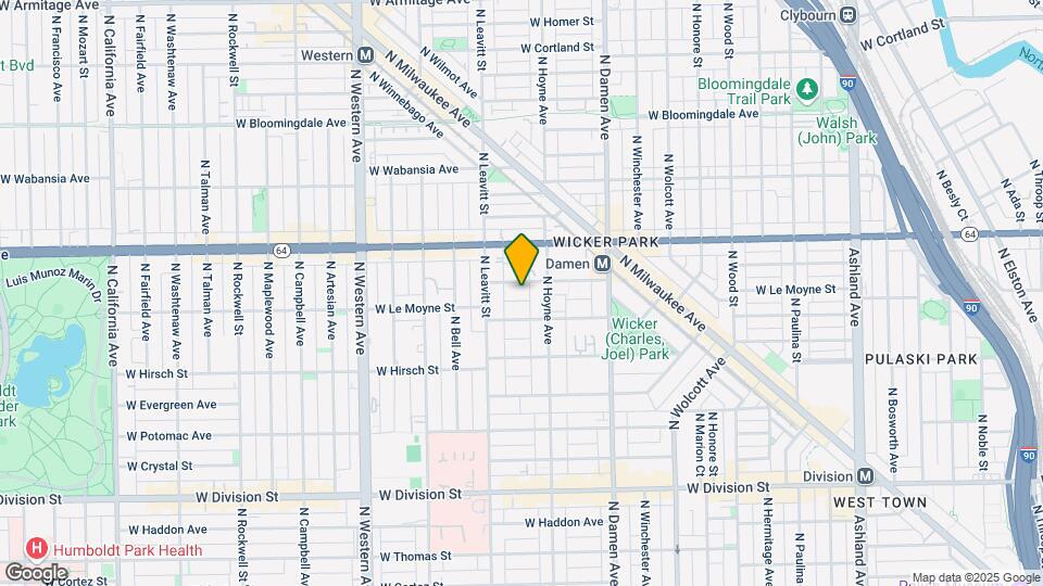 2125 W Pierce Ave Map and Location Details