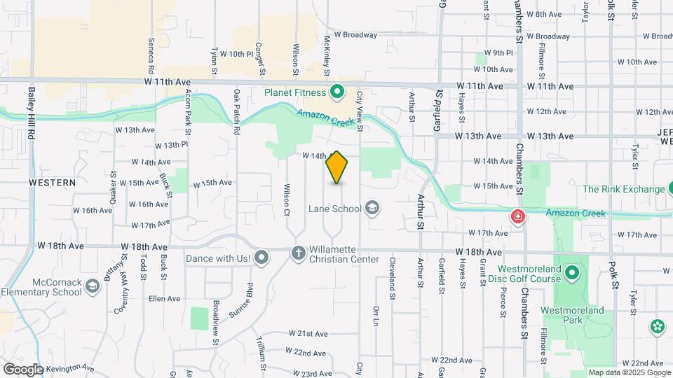 1526 McKinley St Map and Location Details