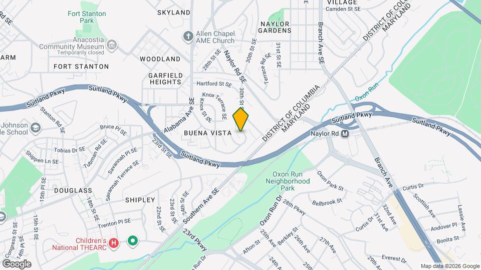 3133 Buena Vista Ter SE Map and Location Details