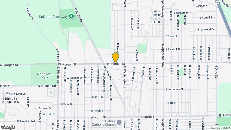 409 W Morgan St Map and Location Details