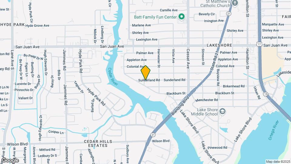 5256 Sunderland Rd Map and Location Details