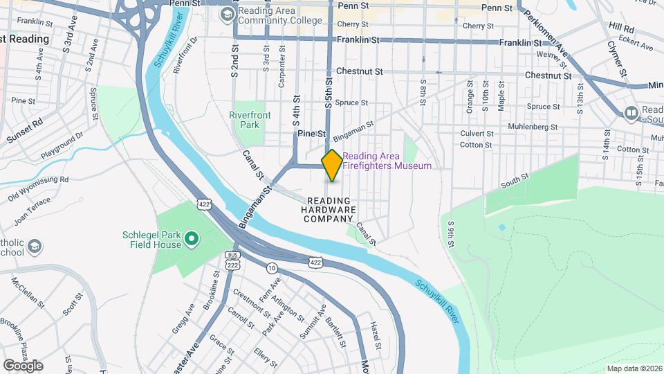 555 Pearl Street Mapa y Detalles de la Ubicación