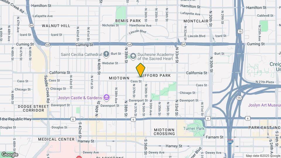 3652 Cass St Map and Location Details