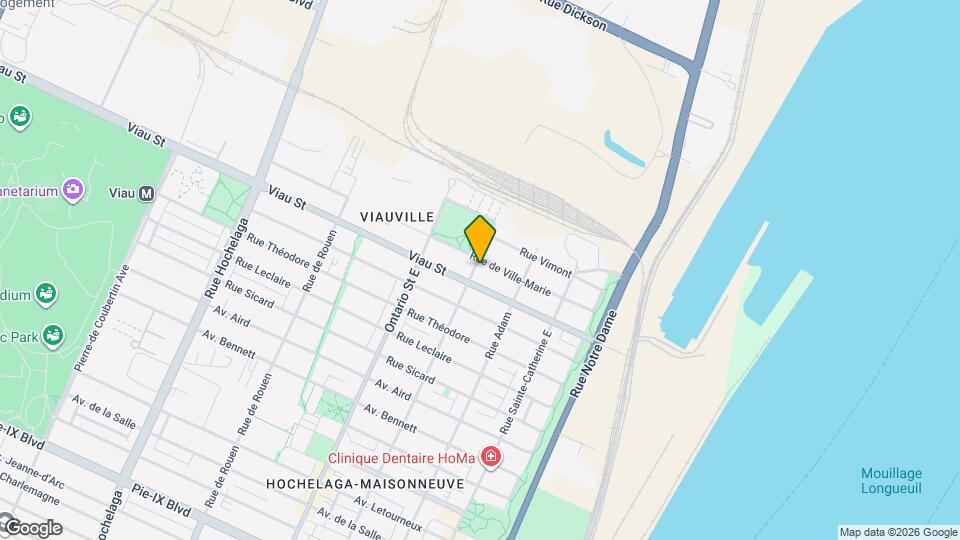 4990 La Fontaine Rue Map and Location Details