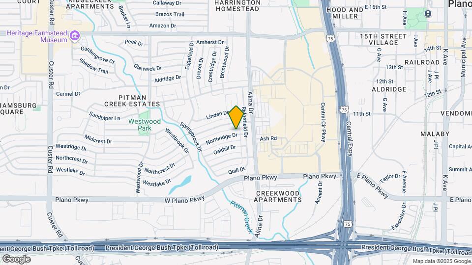 1209 Northridge Dr Map and Location Details