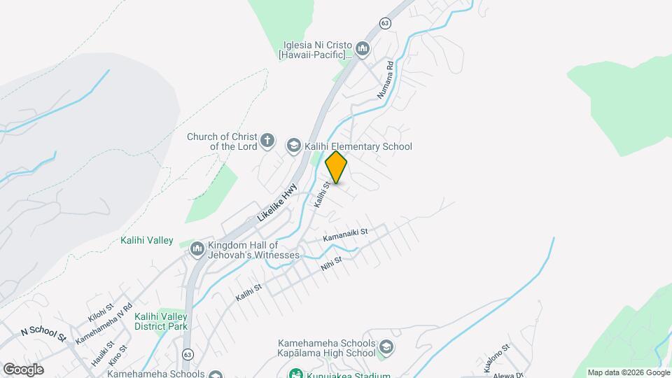 1835 Akone Pl Map and Location Details