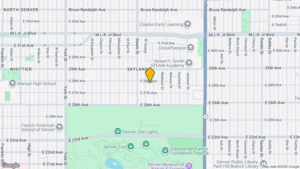 2735 N Cook St Map and Location Details