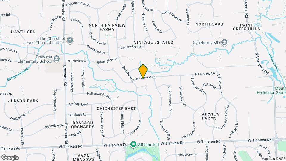 1947 N Fairview Ln Mapa y Detalles de la Ubicación