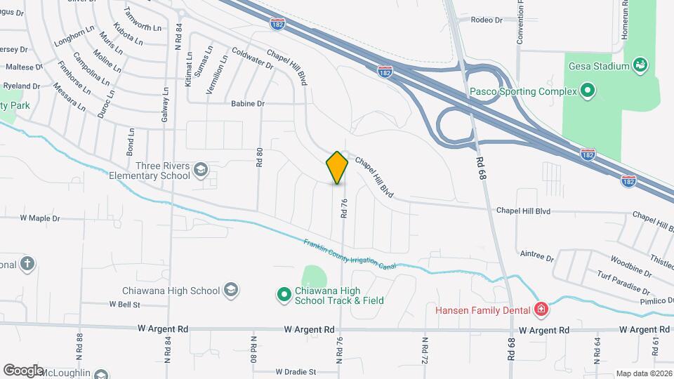 3711 Lakelse Ln Map and Location Details
