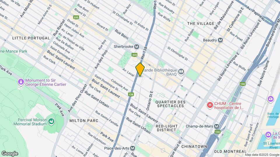 244 Sherbrooke St E Map and Location Details