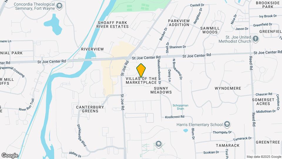 5633 Bluebird Ct Map and Location Details