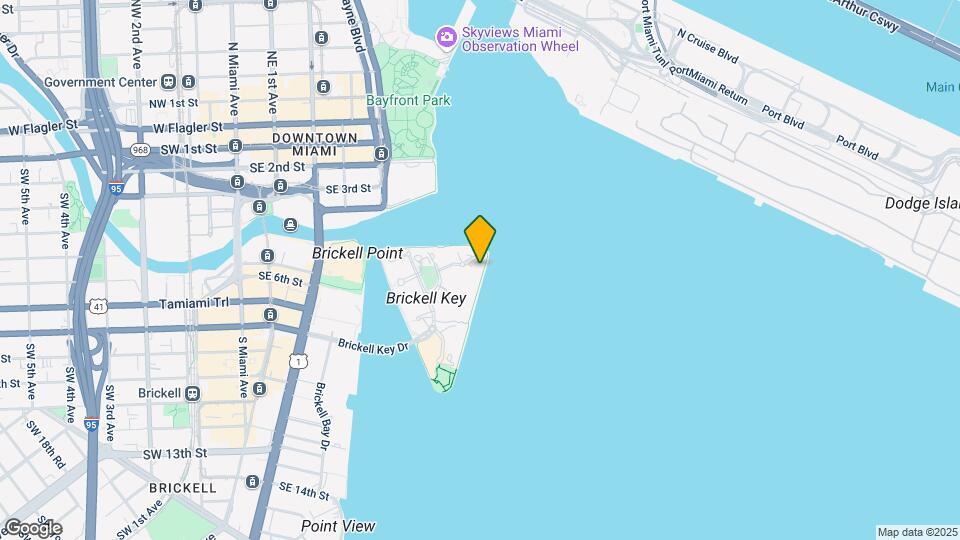 808 Brickell Key Dr Map and Location Details