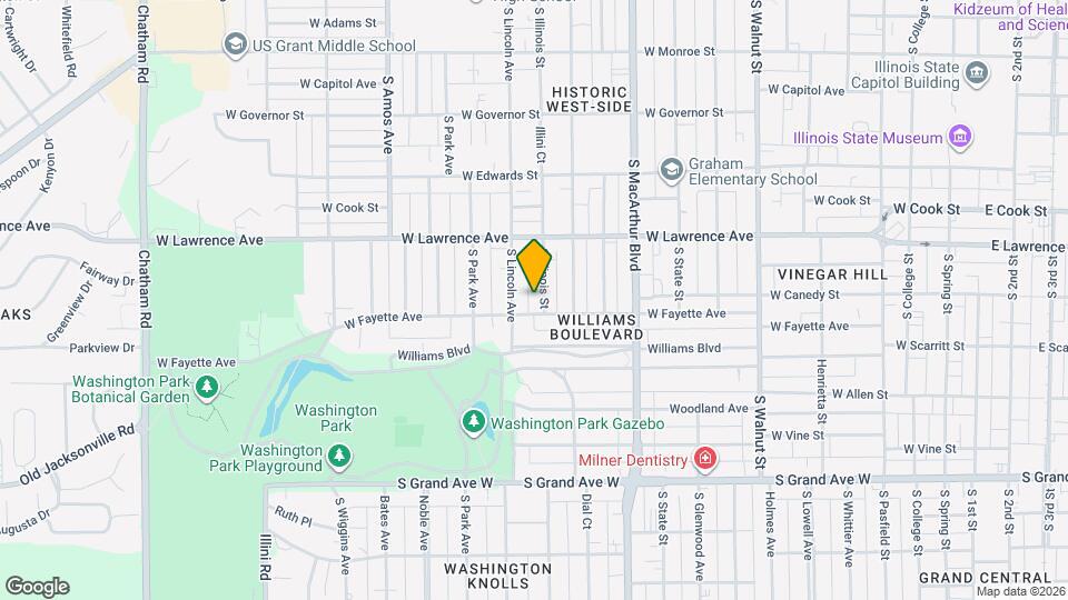 863 S Illinois St Map and Location Details