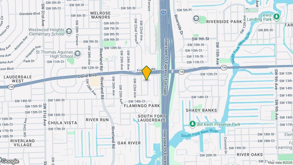 1327 SW 22nd Ave Map and Location Details