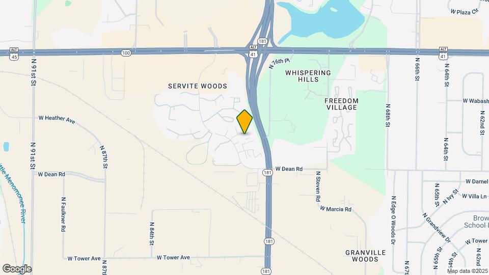 7635 W Wabash Ct Map and Location Details