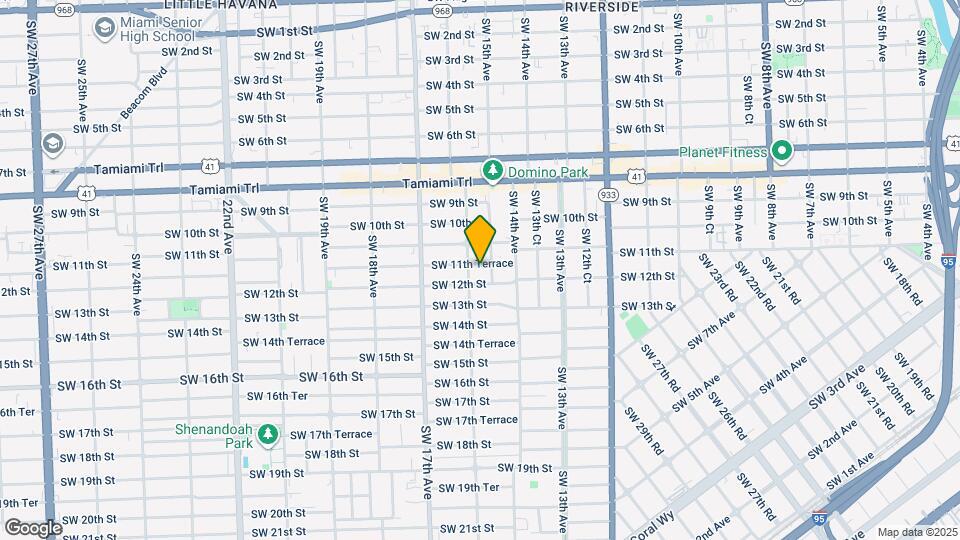 1520 SW 11th Terrace Map and Location Details