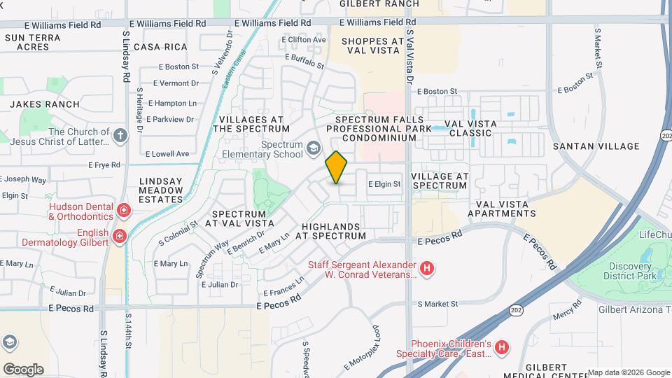 2874 S Quartz St Map and Location Details