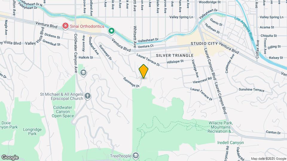 3641 Sunswept Dr Map and Location Details