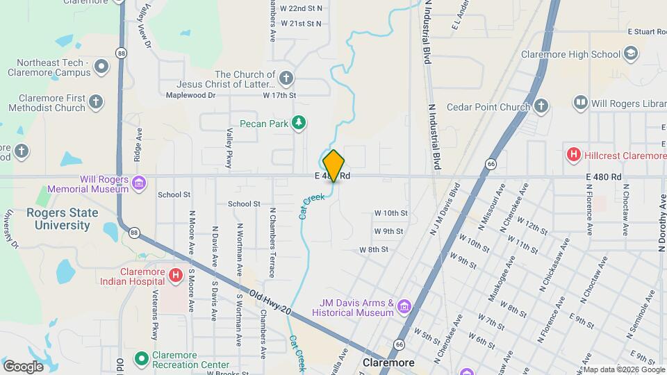 1305 N Willow Dr Mapa y Detalles de la Ubicación