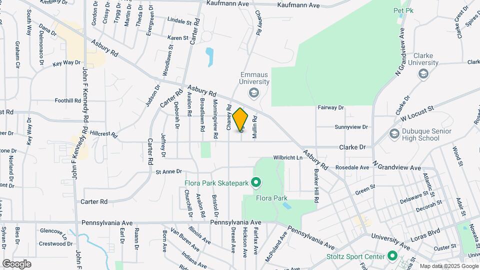 2027 Ogilby Rd Map and Location Details