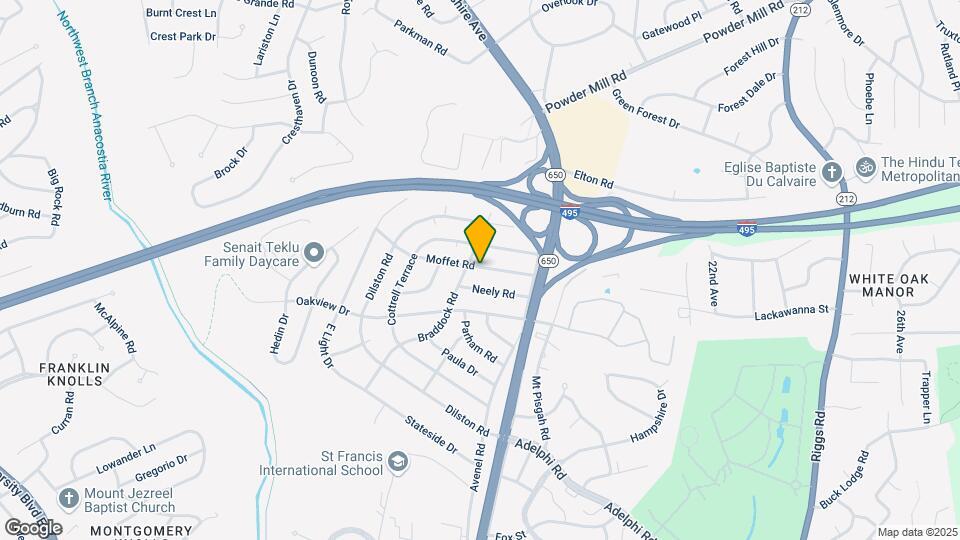 1603 Moffet Rd Map and Location Details