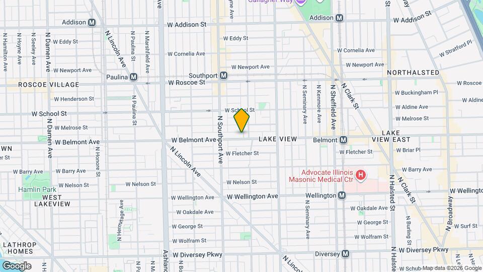 1316 W Belmont Ave, Unit 2E Map and Location Details