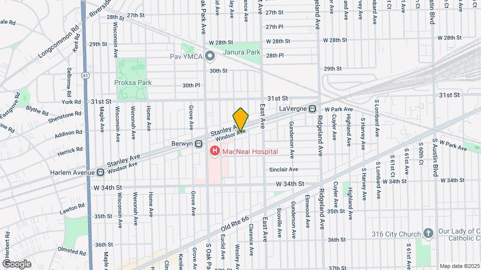 6634 Windsor Ave Map and Location Details