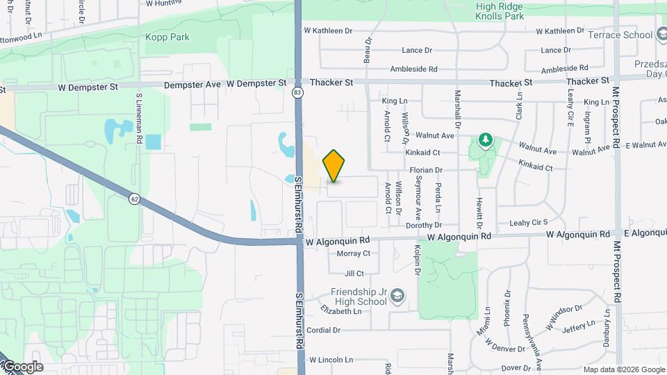 1101 Holiday Ln, Unit 18 Mapa y Detalles de la Ubicación