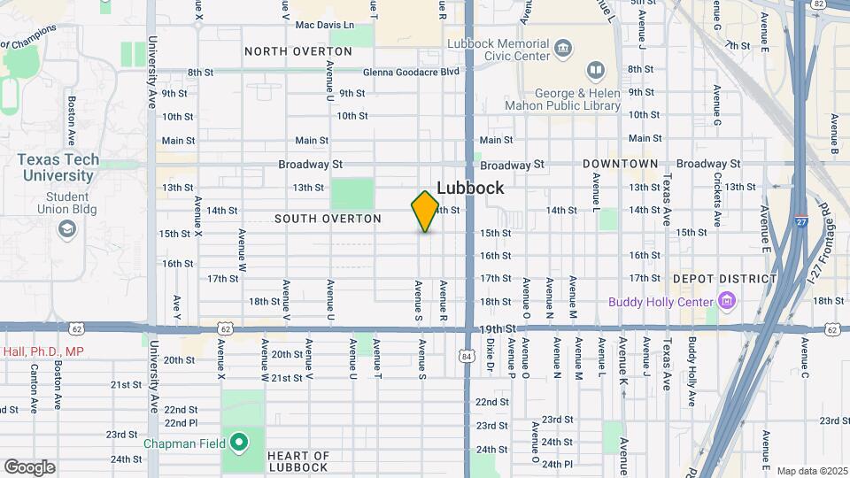 1809 15th St Map and Location Details