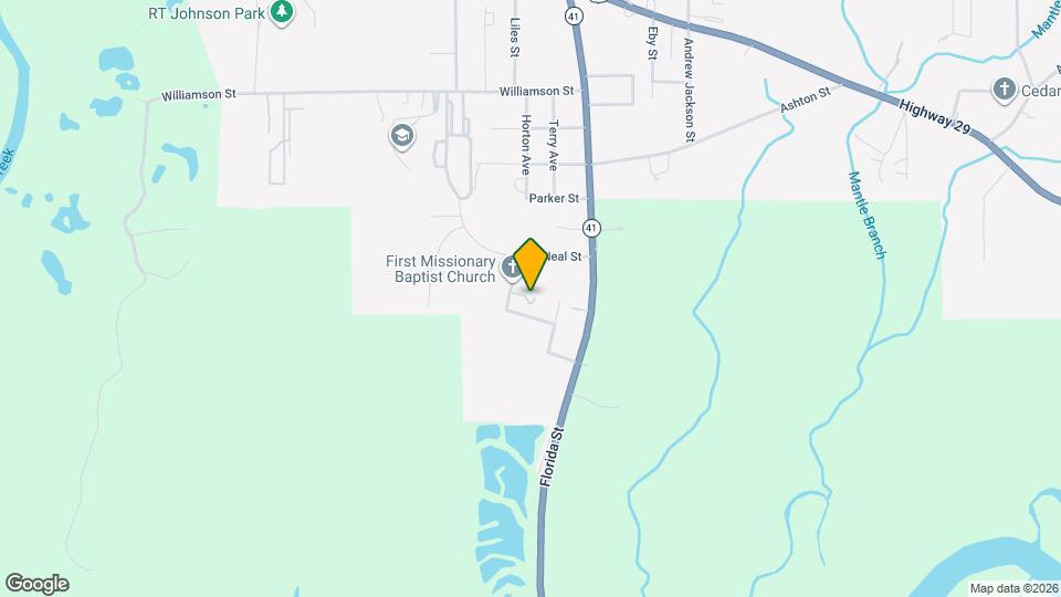 201 Oakwood St Map and Location Details