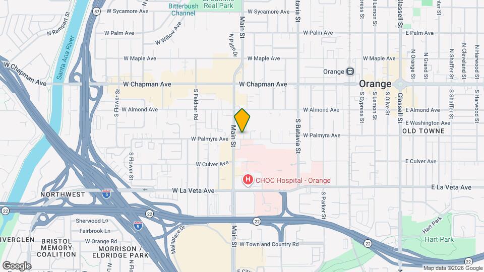 1323 W Palmyra Ave, Unit #B Mapa y Detalles de la Ubicación