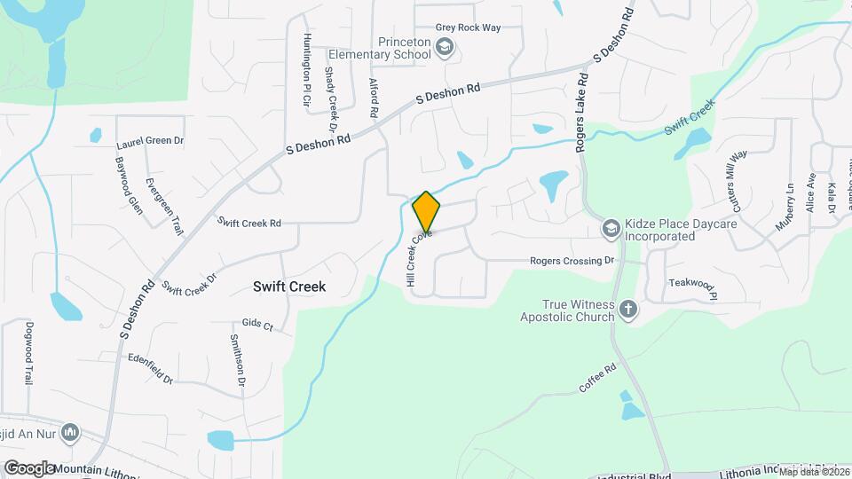 6704 Hill Creek Cove Map and Location Details