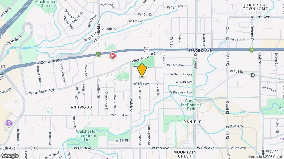 1320 Vivian St Map and Location Details