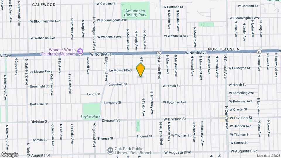 1115 N Taylor Ave Mapa y Detalles de la Ubicación