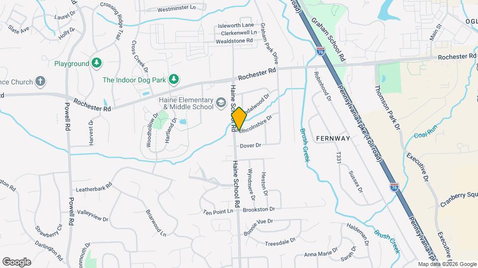 417 Lincolnshire Dr Map and Location Details