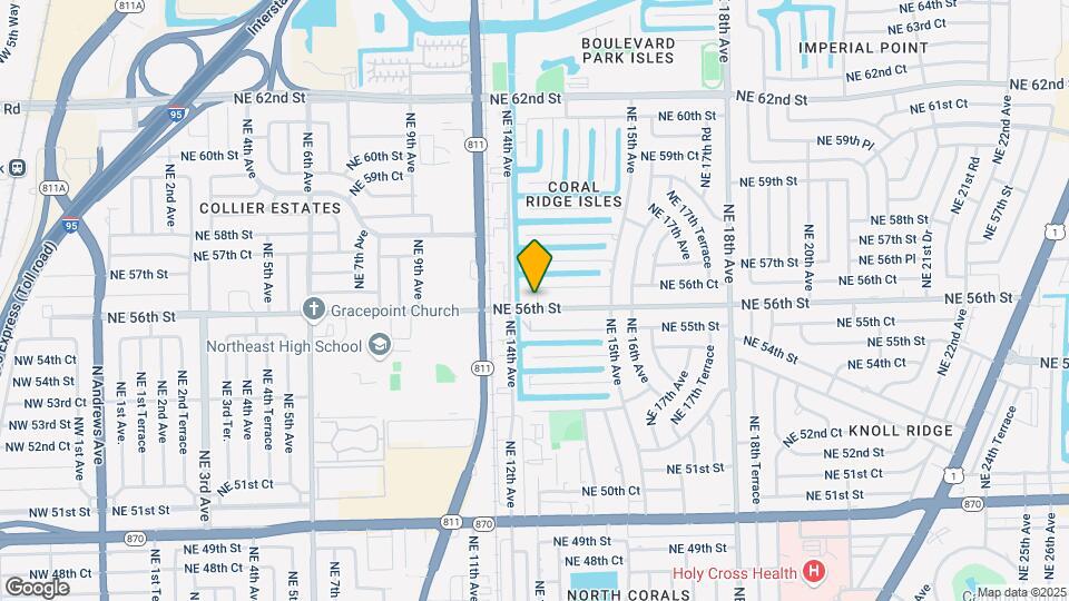 1407 NE 56th St, Unit 109 Map and Location Details