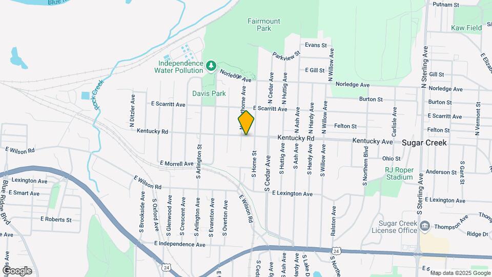 101 S Hawthorne Ave Map and Location Details