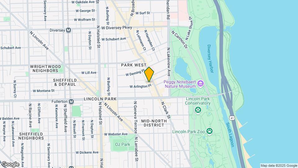 512 W Arlington Pl, Unit #307 Map and Location Details