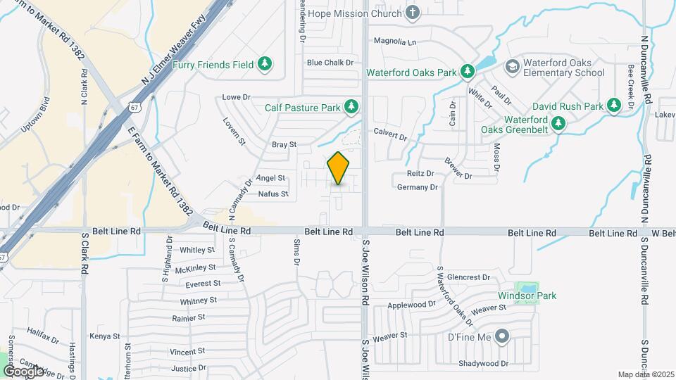 801 Bluestem Way Map and Location Details