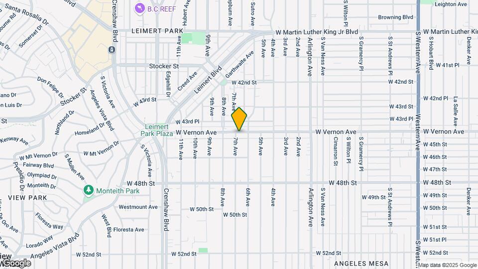 2816-2834 W Vernon Ave Map and Location Details