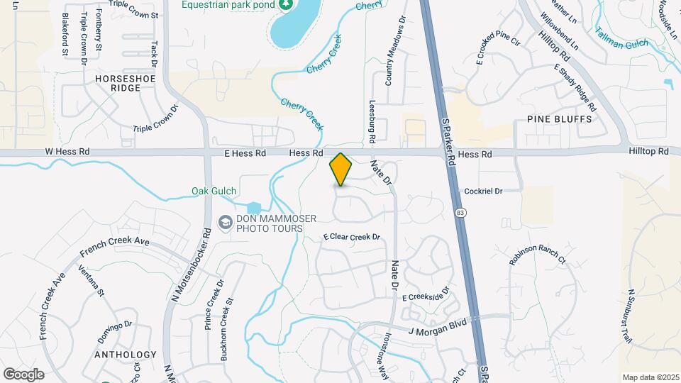 19079 E Downy Creek Pl Map and Location Details