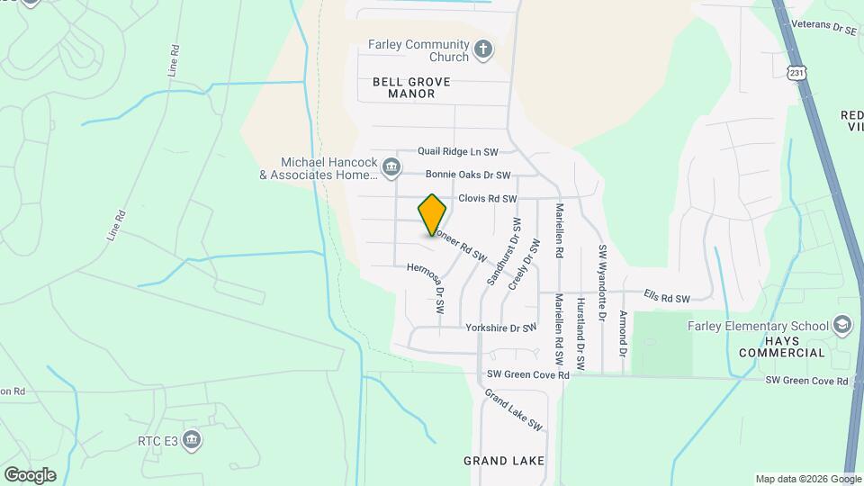 2504 Reabok Cir SW Map and Location Details