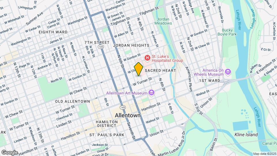 218 N 5th St, Unit 2 Map and Location Details